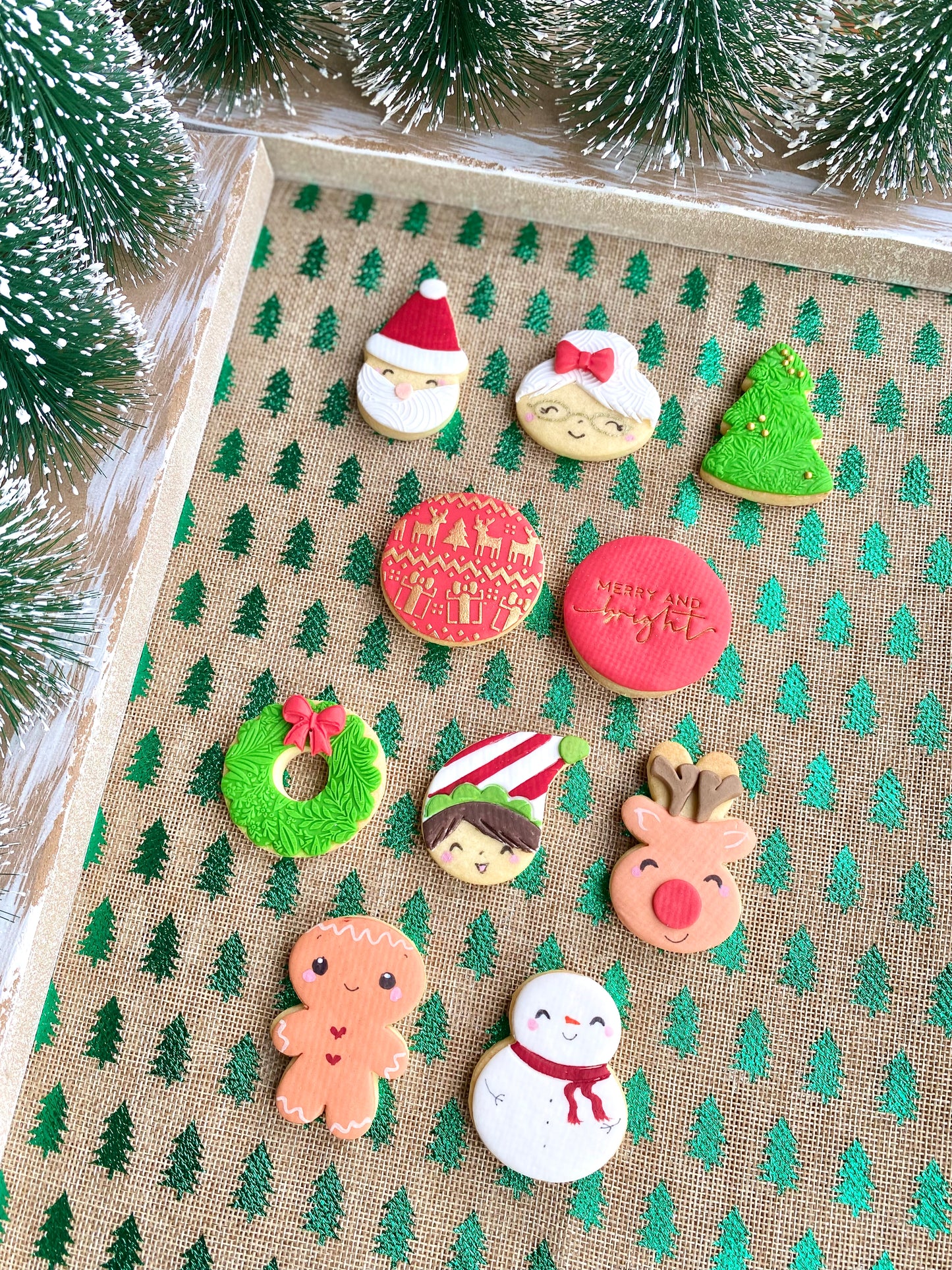 Individual Christmas Cookies (Vanilla)