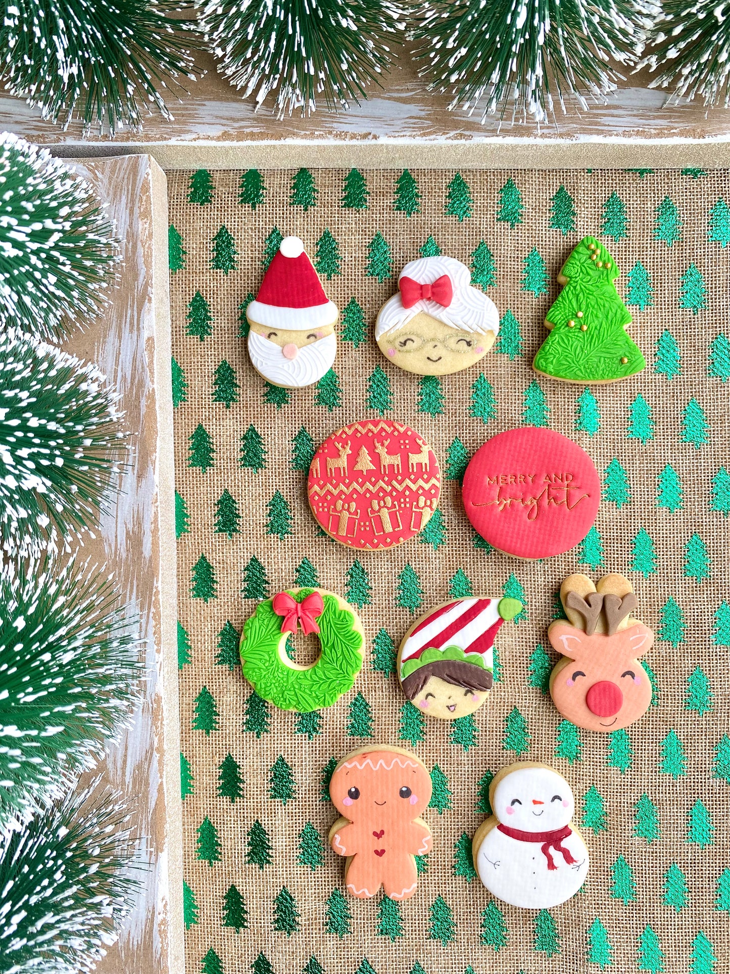 Individual Christmas Cookies (Vanilla)