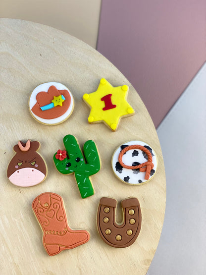 Cowboy/Cowgirl Rodeo Cookies