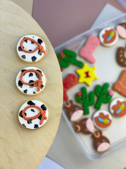 Cowboy/Cowgirl Rodeo Cookies