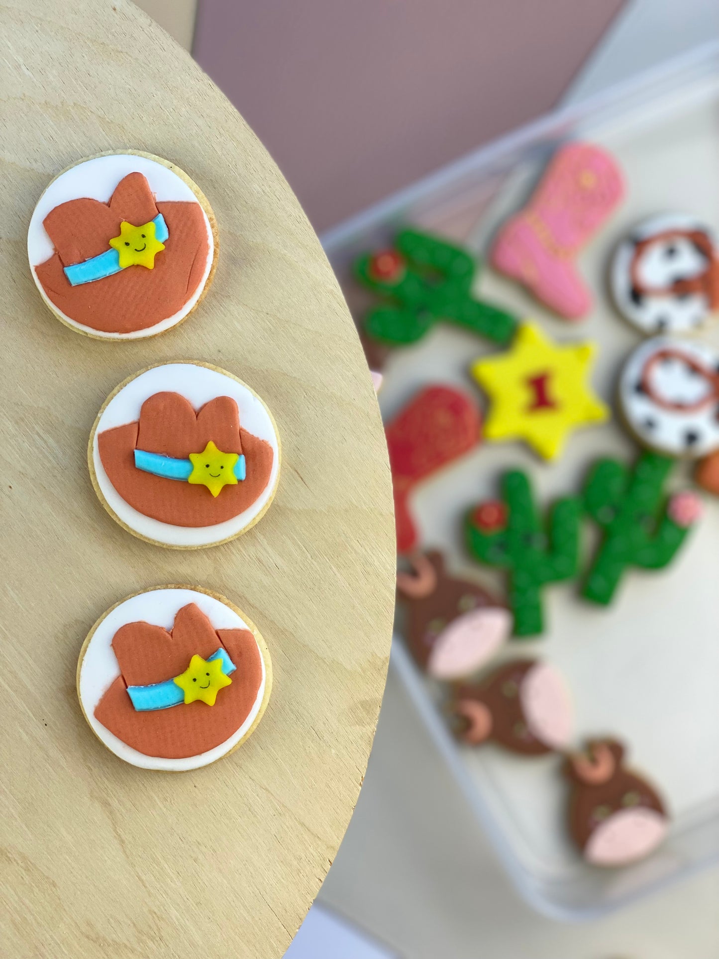 Cowboy/Cowgirl Rodeo Cookies